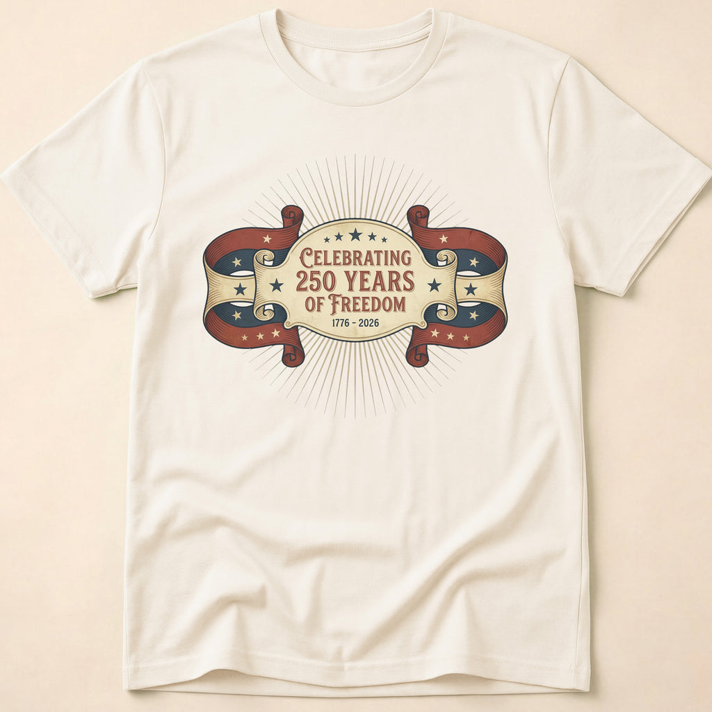 Celebrating 250 Years of Freedom Vintage USA Anniversary T-Shirt