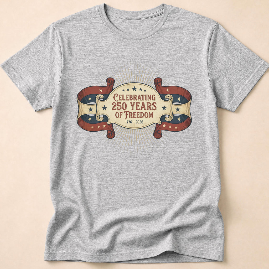 Celebrating 250 Years of Freedom Vintage USA Anniversary T-Shirt