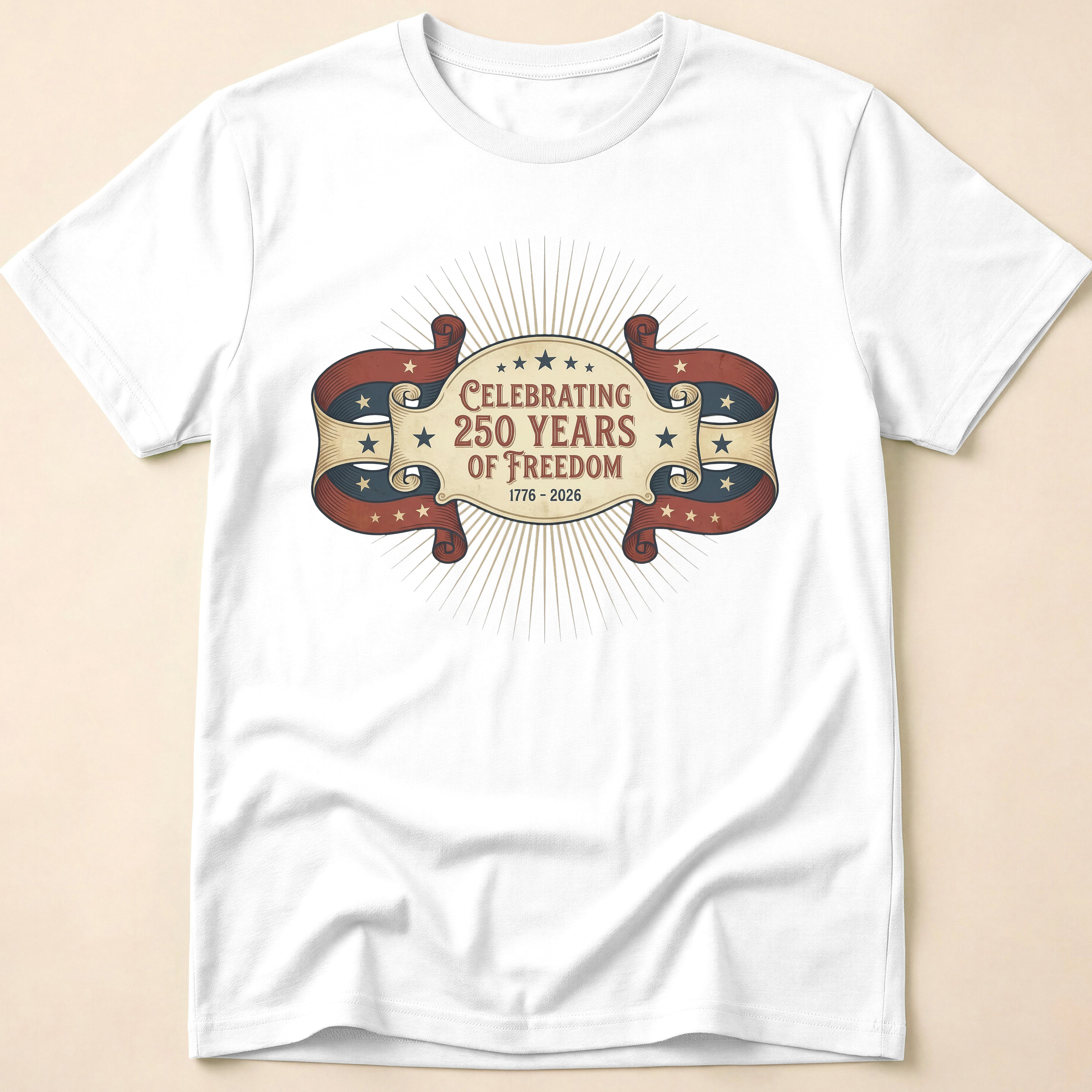 Celebrating 250 Years of Freedom Vintage USA Anniversary T-Shirt