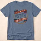 Vintage 250 Years of Freedom USA Anniversary T-Shirt