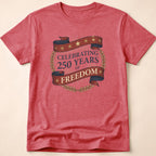 Vintage 250 Years of Freedom USA Anniversary T-Shirt