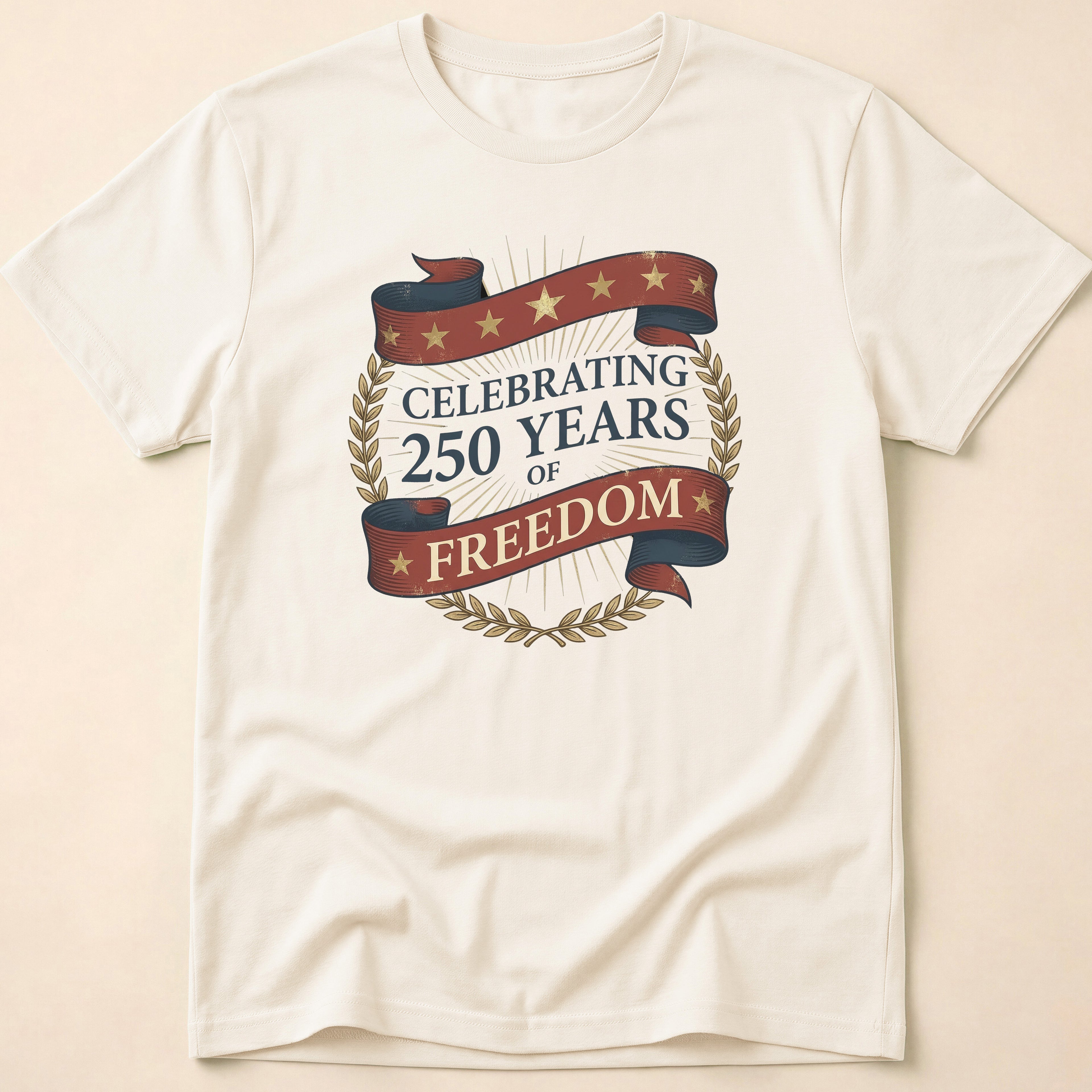 Vintage 250 Years of Freedom USA Anniversary T-Shirt