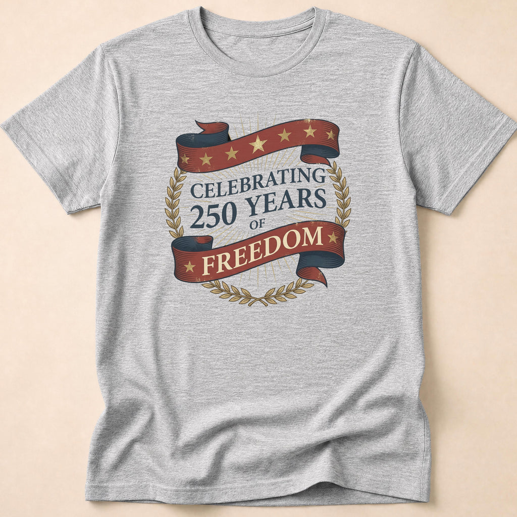 Vintage 250 Years of Freedom USA Anniversary T-Shirt