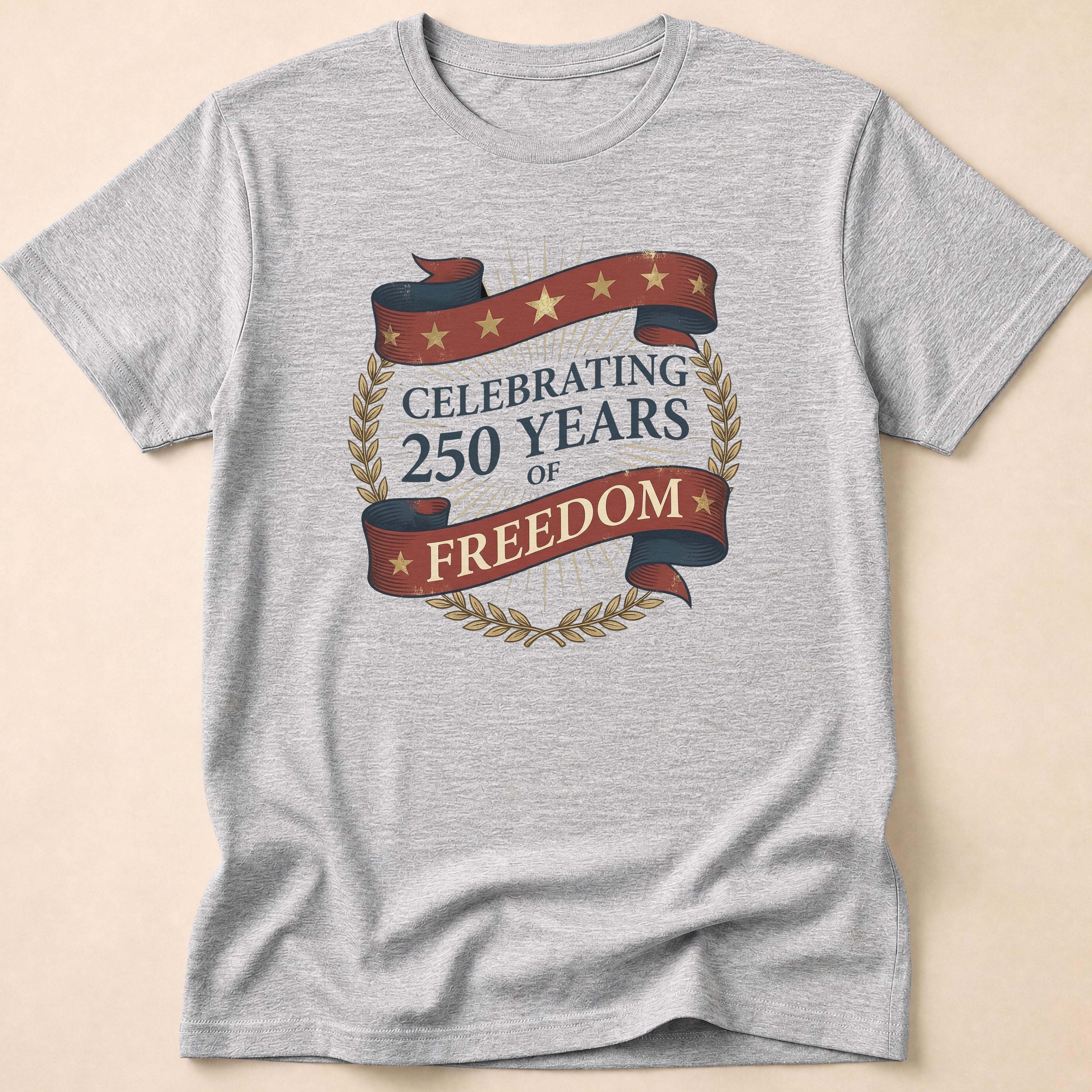 Vintage 250 Years of Freedom USA Anniversary T-Shirt