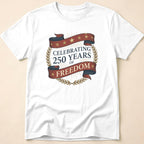 Vintage 250 Years of Freedom USA Anniversary T-Shirt