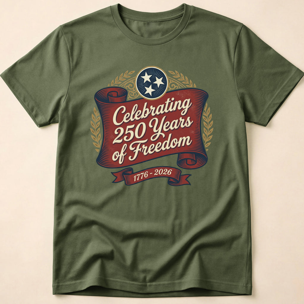 Celebrating 250 Years of Freedom USA 250th Anniversary T-Shirt