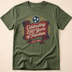 Celebrating 250 Years of Freedom USA 250th Anniversary T-Shirt