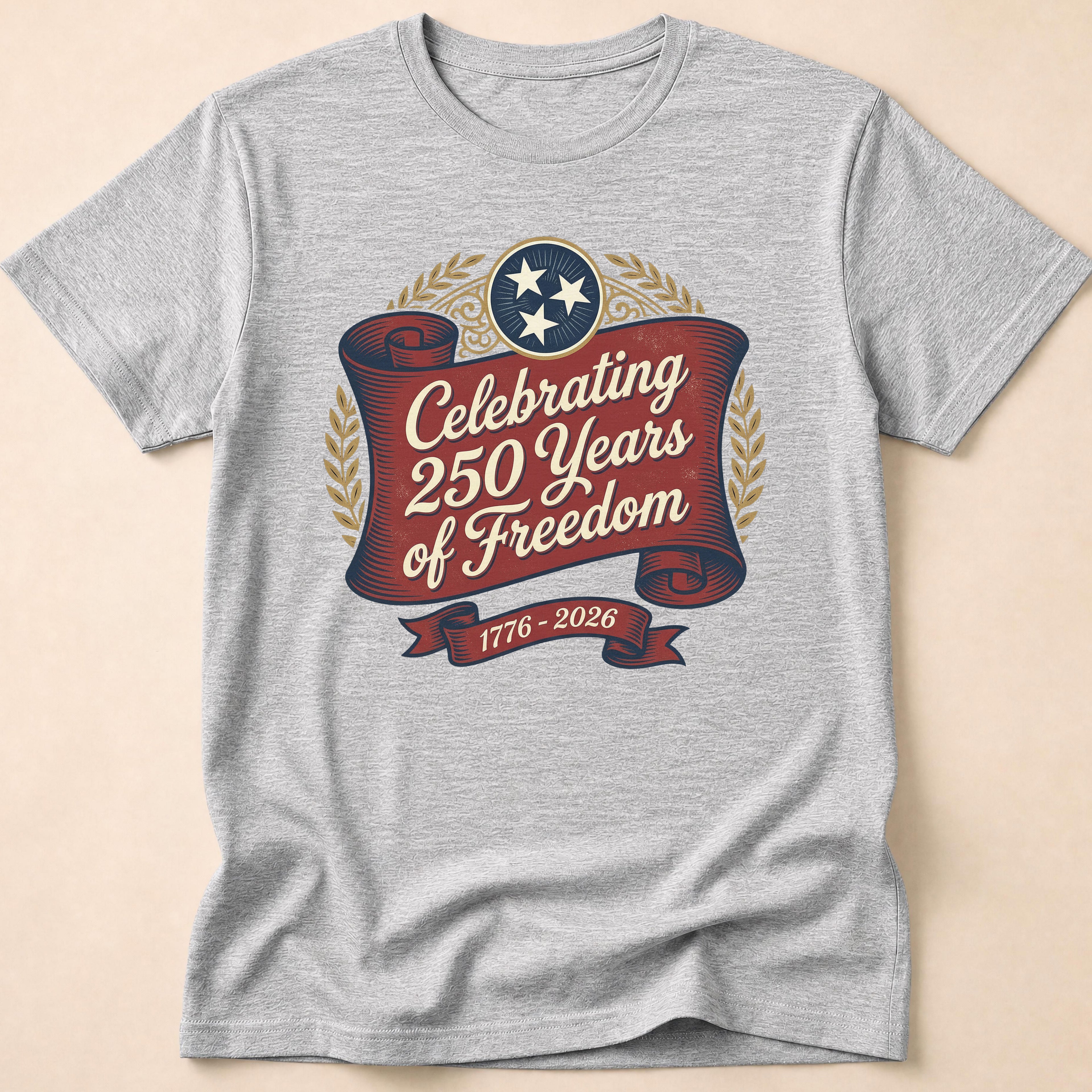 Celebrating 250 Years of Freedom USA 250th Anniversary T-Shirt