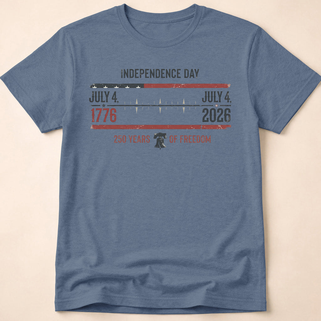 Independence Day 250 Years Of Freedom 2026 T-Shirt