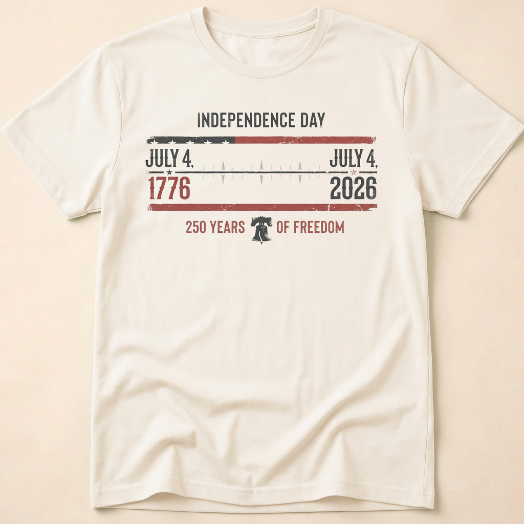 Independence Day 250 Years Of Freedom 2026 T-Shirt