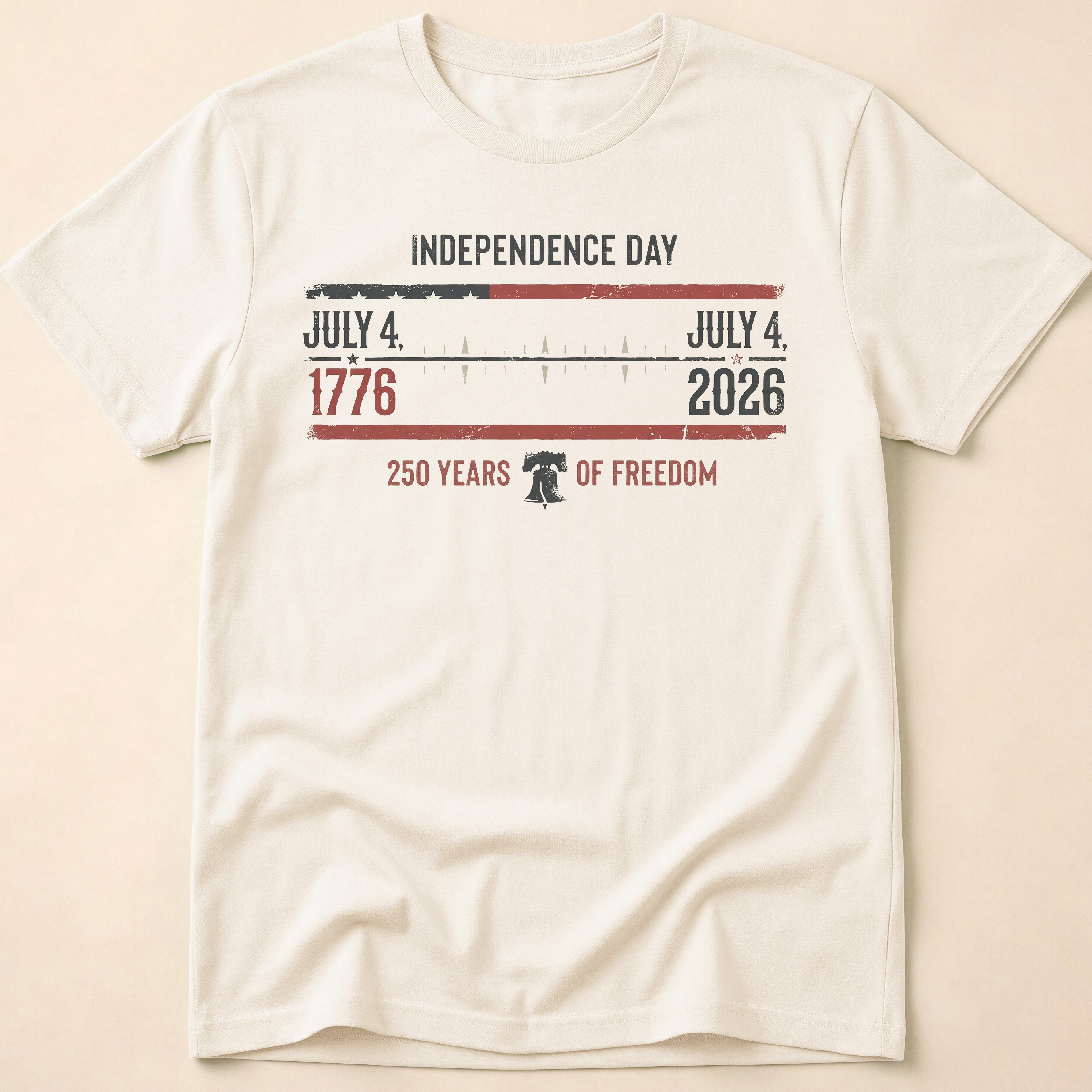 Independence Day 250 Years Of Freedom 2026 T-Shirt