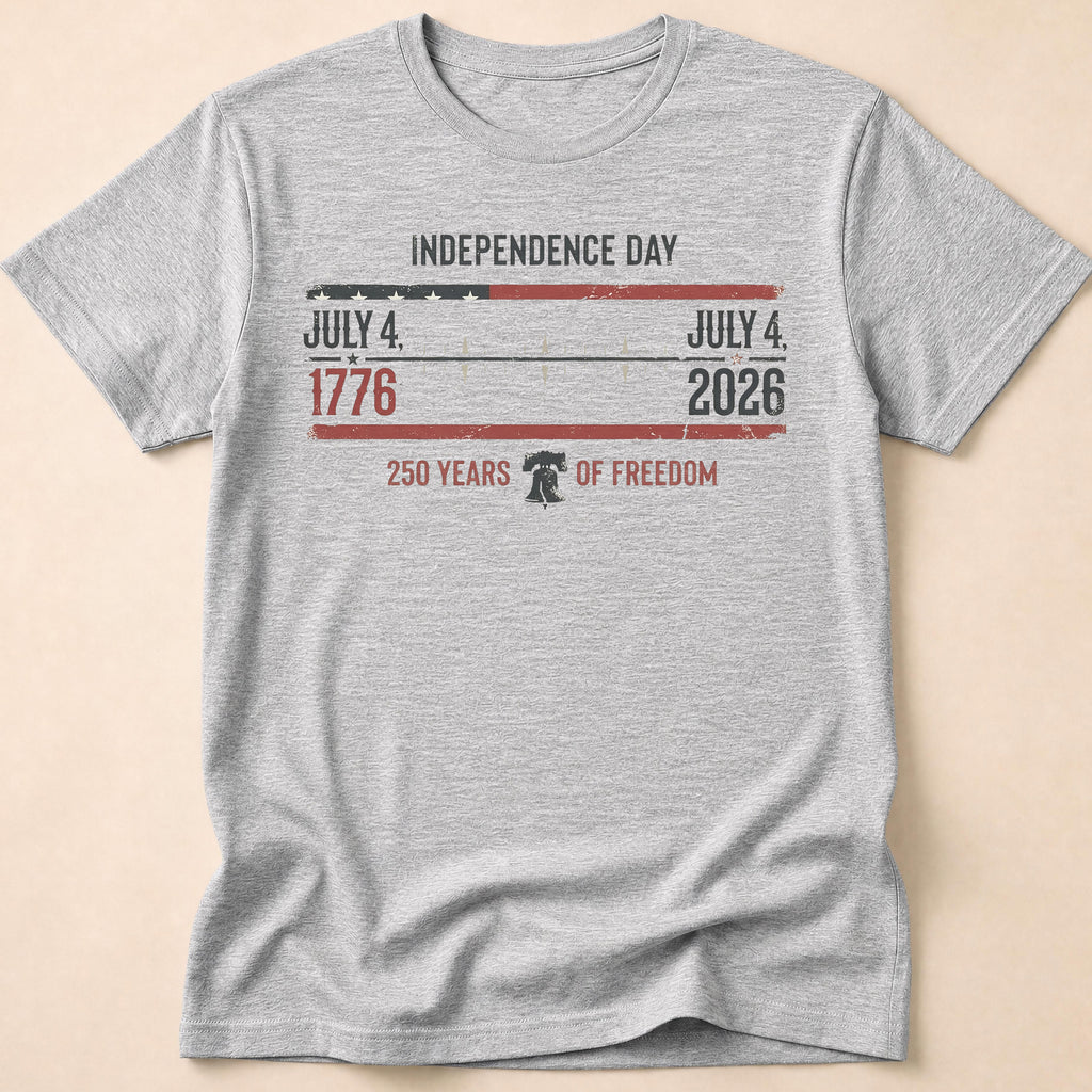 Independence Day 250 Years Of Freedom 2026 T-Shirt