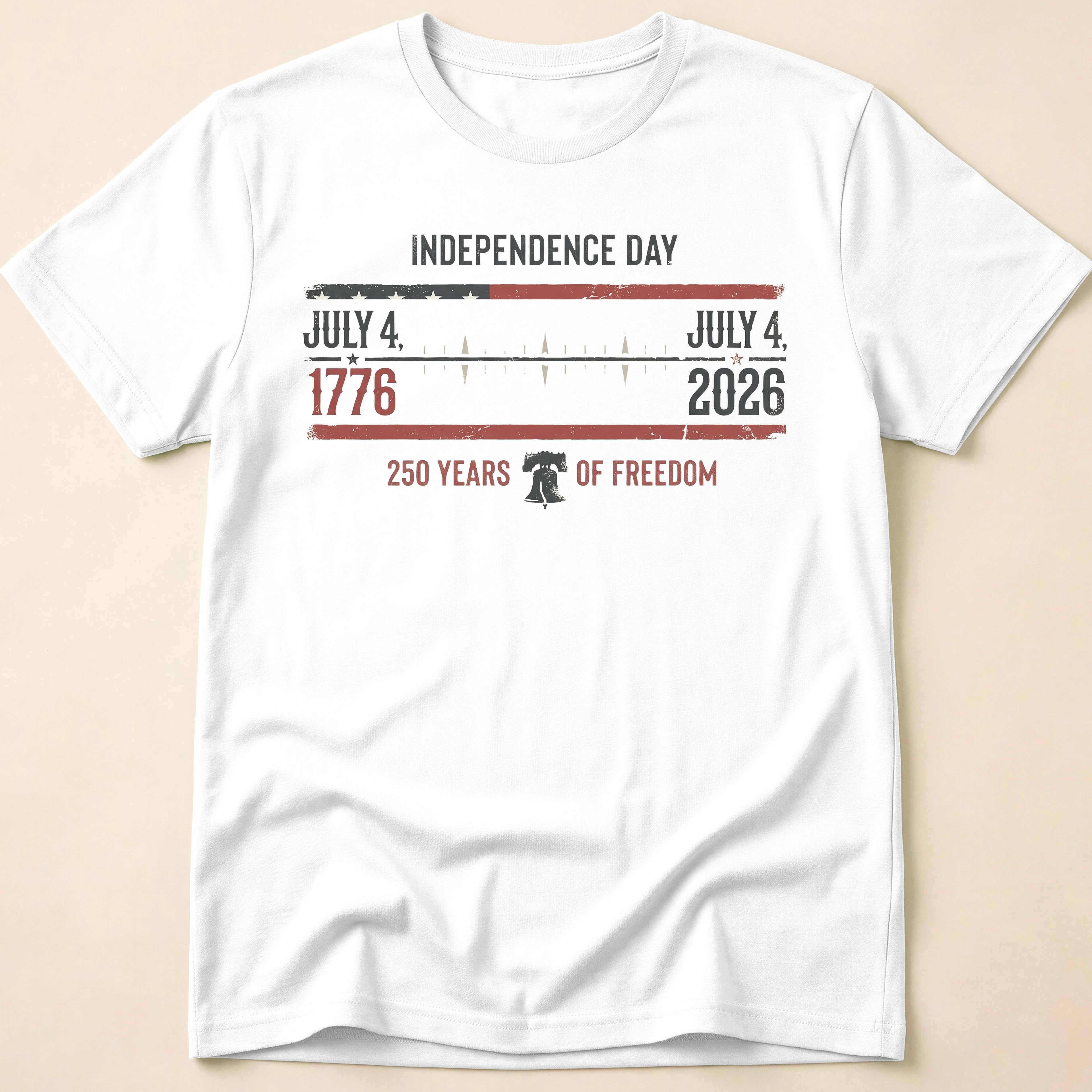 Independence Day 250 Years Of Freedom 2026 T-Shirt