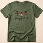 Grateful & Free Liberty Bell Charm Necklace T-Shirt