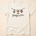 Grateful & Free Liberty Bell Charm Necklace T-Shirt
