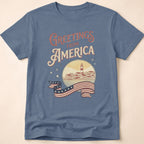 Greetings From America Vintage Postcard T-Shirt