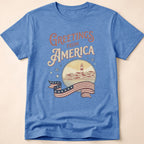Greetings From America Vintage Postcard T-Shirt