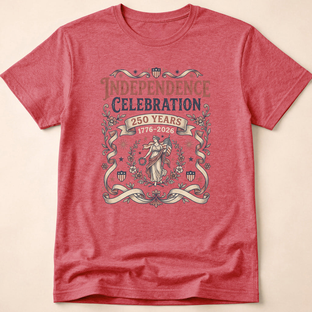 Vintage America 250 Years Lady Liberty T-Shirt