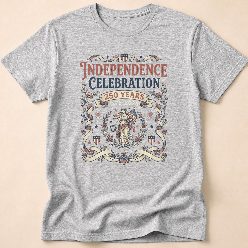 Vintage America 250 Years Lady Liberty T-Shirt
