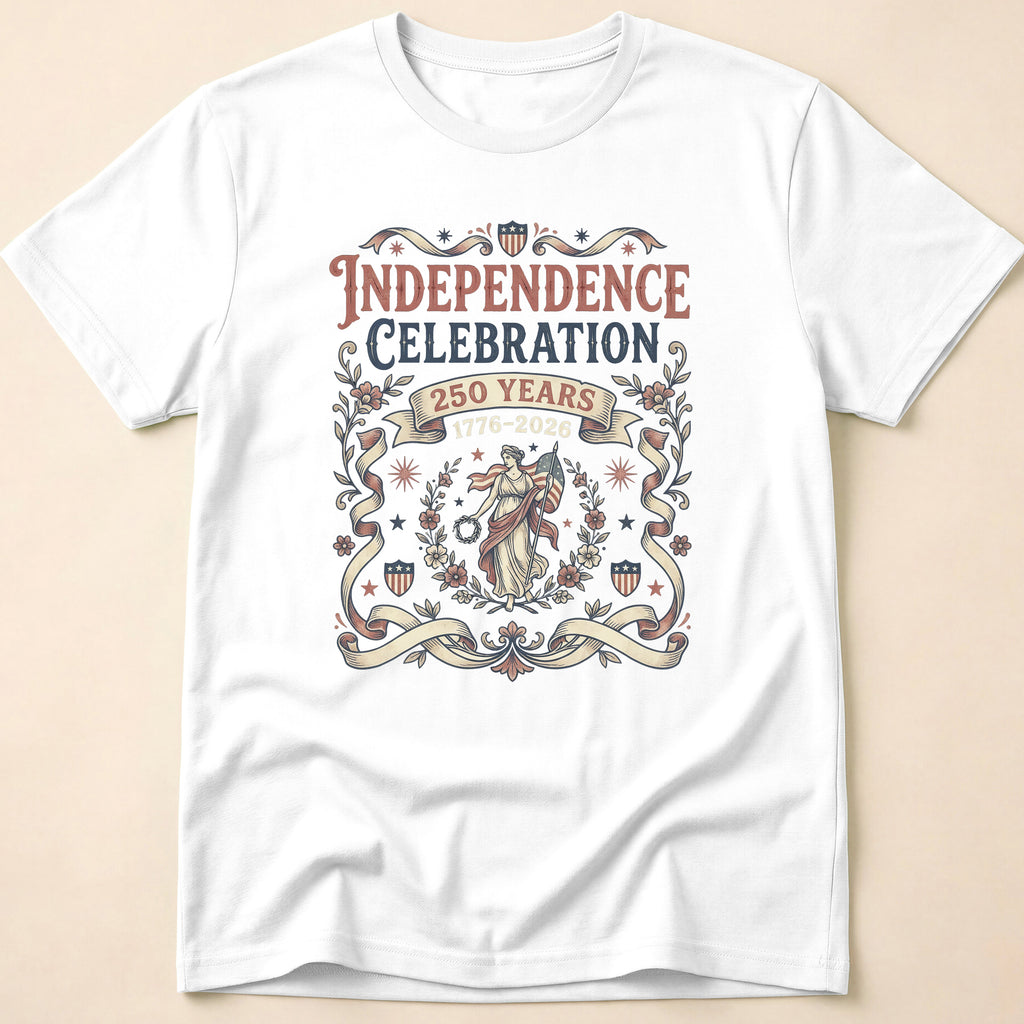 Vintage America 250 Years Lady Liberty T-Shirt