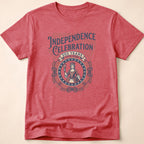 Retro 250 Years Independence Celebration Torch T-Shirt