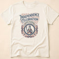 Retro 250 Years Independence Celebration Torch T-Shirt