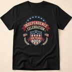 Retro Shield 250 Years Independence Celebration T-Shirt