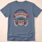 Retro Shield 250 Years Independence Celebration T-Shirt