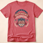 Retro Shield 250 Years Independence Celebration T-Shirt