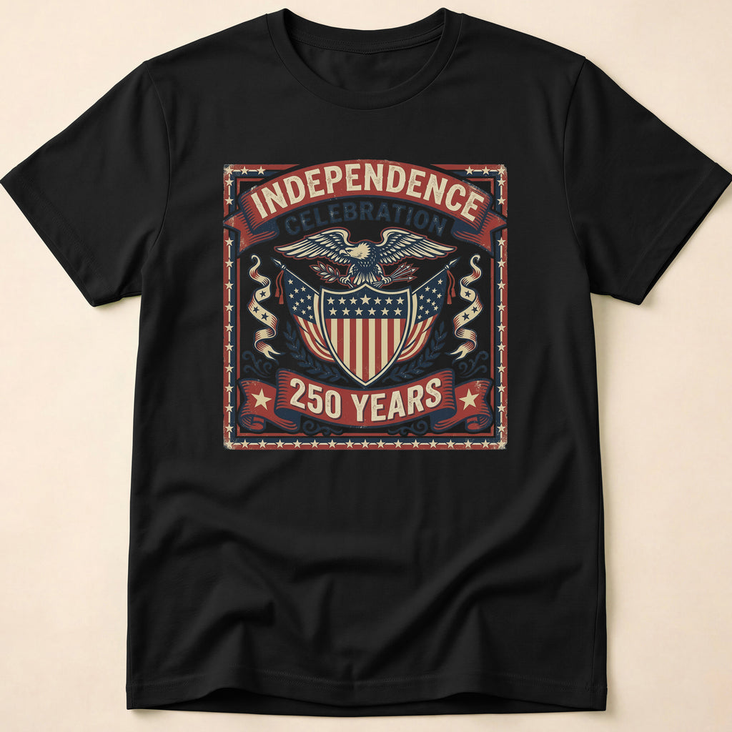 Vintage Eagle 250 Years Independence Celebration T-Shirt