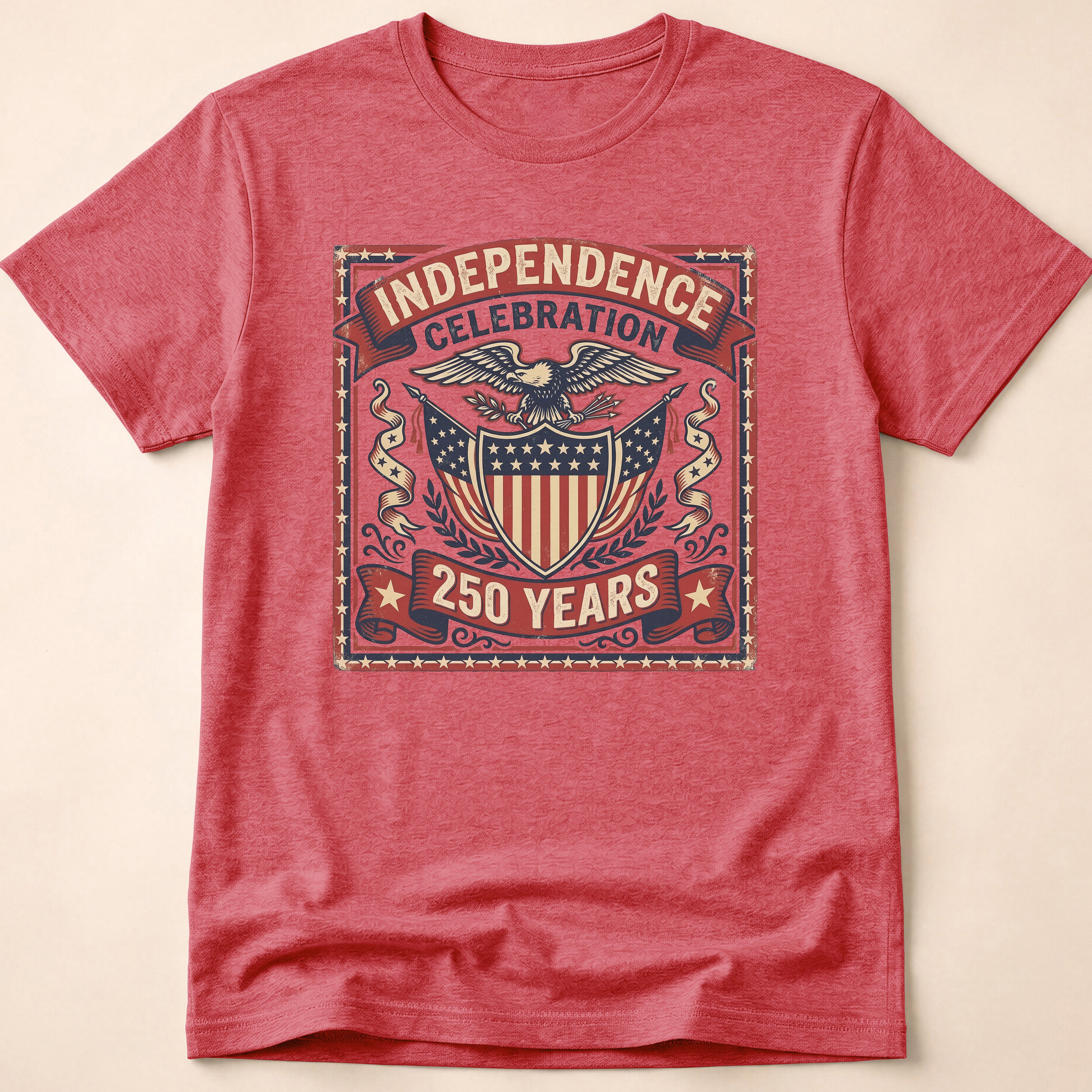 Vintage Eagle 250 Years Independence Celebration T-Shirt