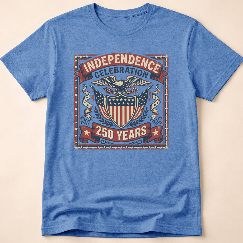 Vintage Eagle 250 Years Independence Celebration T-Shirt