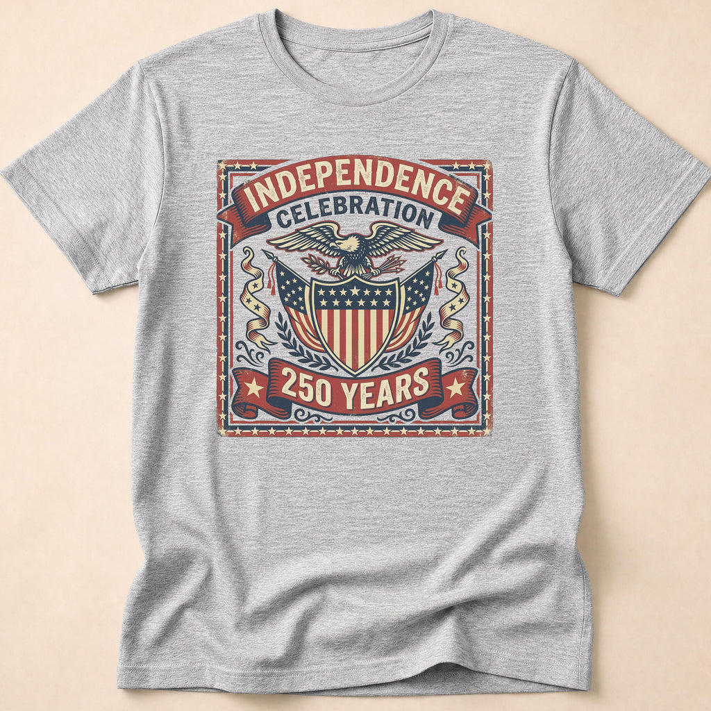 Vintage Eagle 250 Years Independence Celebration T-Shirt