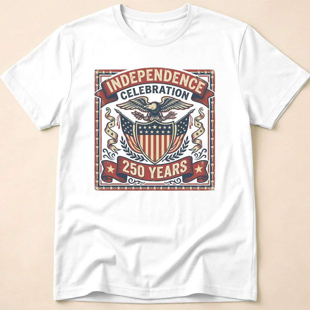 Vintage Eagle 250 Years Independence Celebration T-Shirt