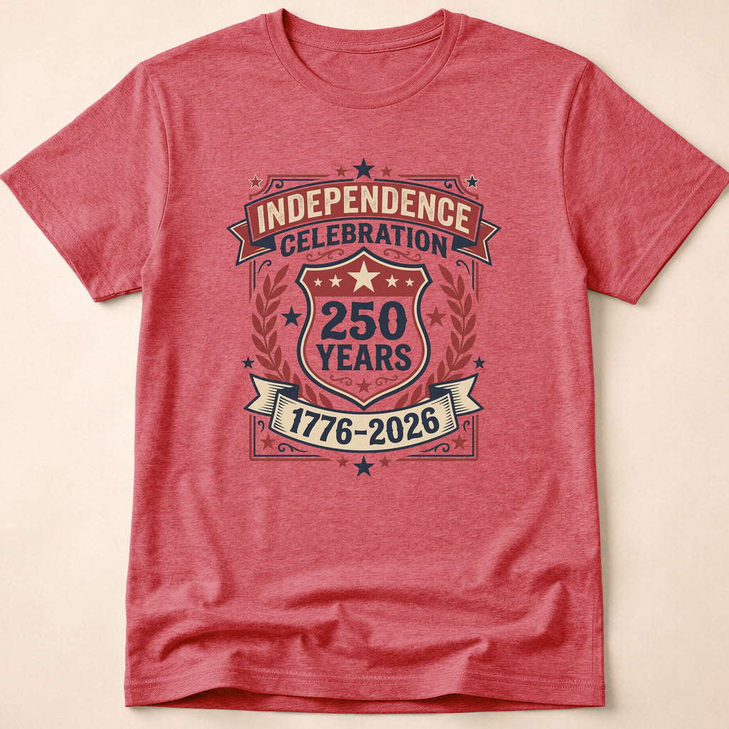 Vintage Crest 250 Years Independence Celebration T-Shirt