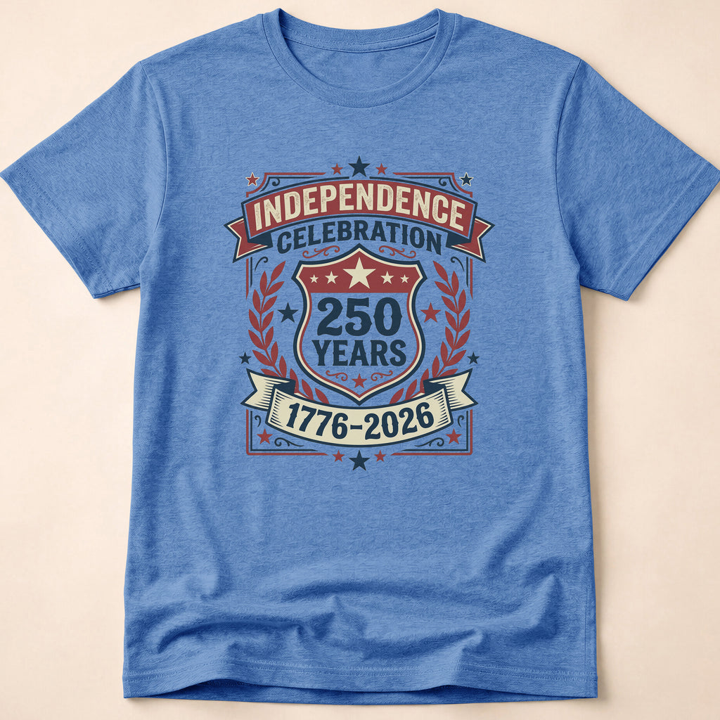 Vintage Crest 250 Years Independence Celebration T-Shirt