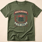 Vintage Crest 250 Years Independence Celebration T-Shirt