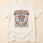 Vintage Crest 250 Years Independence Celebration T-Shirt