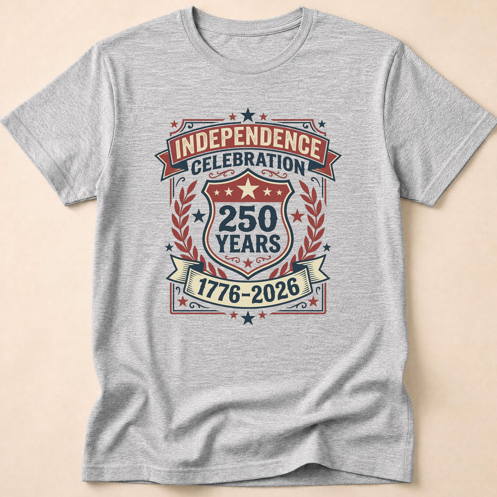 Vintage Crest 250 Years Independence Celebration T-Shirt