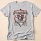 Vintage Crest 250 Years Independence Celebration T-Shirt