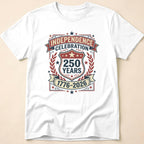 Vintage Crest 250 Years Independence Celebration T-Shirt