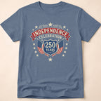 Vintage America 250 Independence Celebration Shield T-Shirt