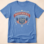 Vintage America 250 Independence Celebration Shield T-Shirt