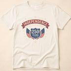 Vintage America 250 Independence Celebration Shield T-Shirt