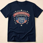Vintage America 250 Independence Celebration Shield T-Shirt