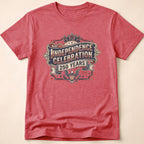 Ornate Banner 250 Years Independence Celebration T-Shirt