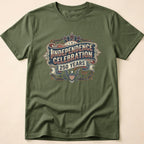 Ornate Banner 250 Years Independence Celebration T-Shirt