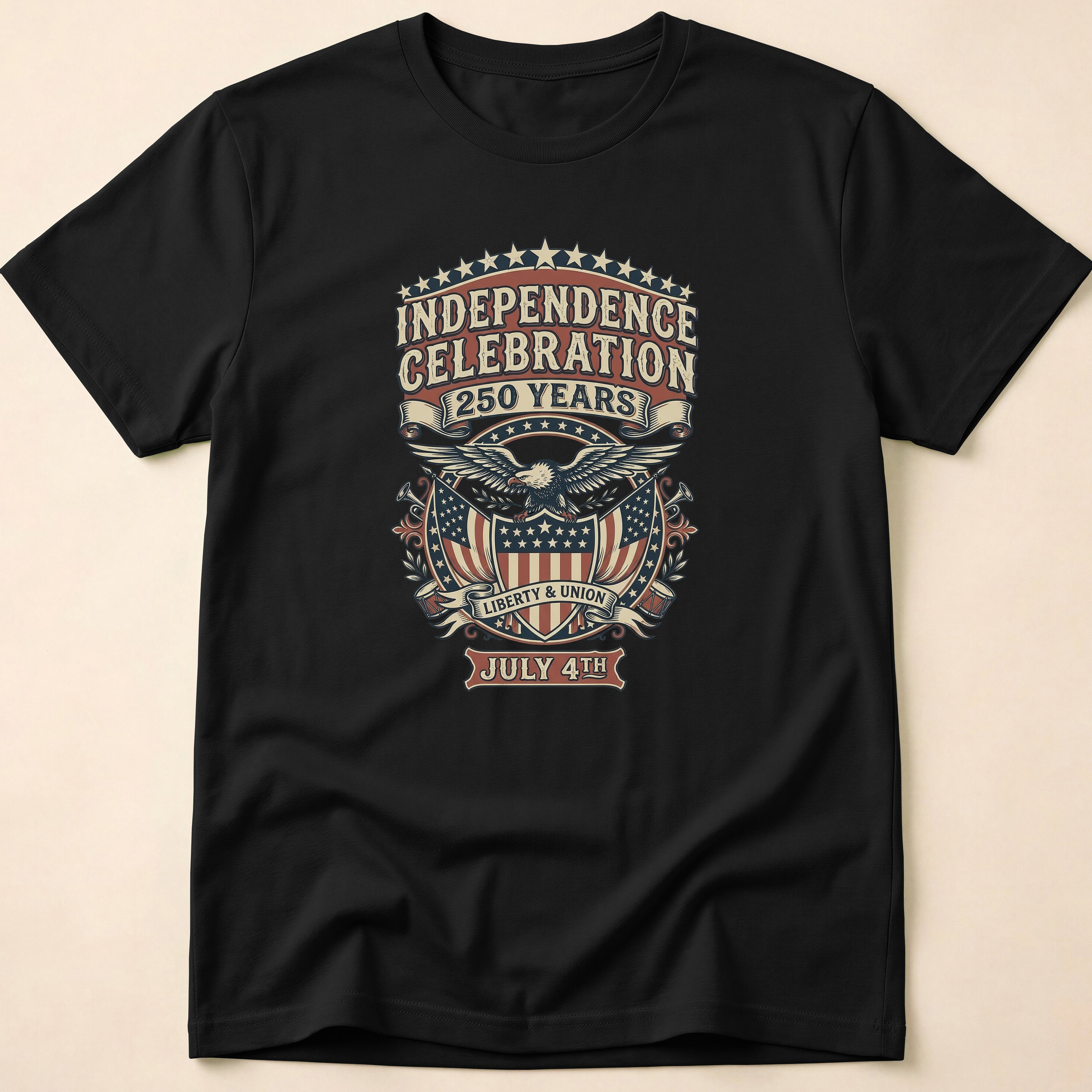 Vintage Liberty Union 250 Years Celebration T-Shirt