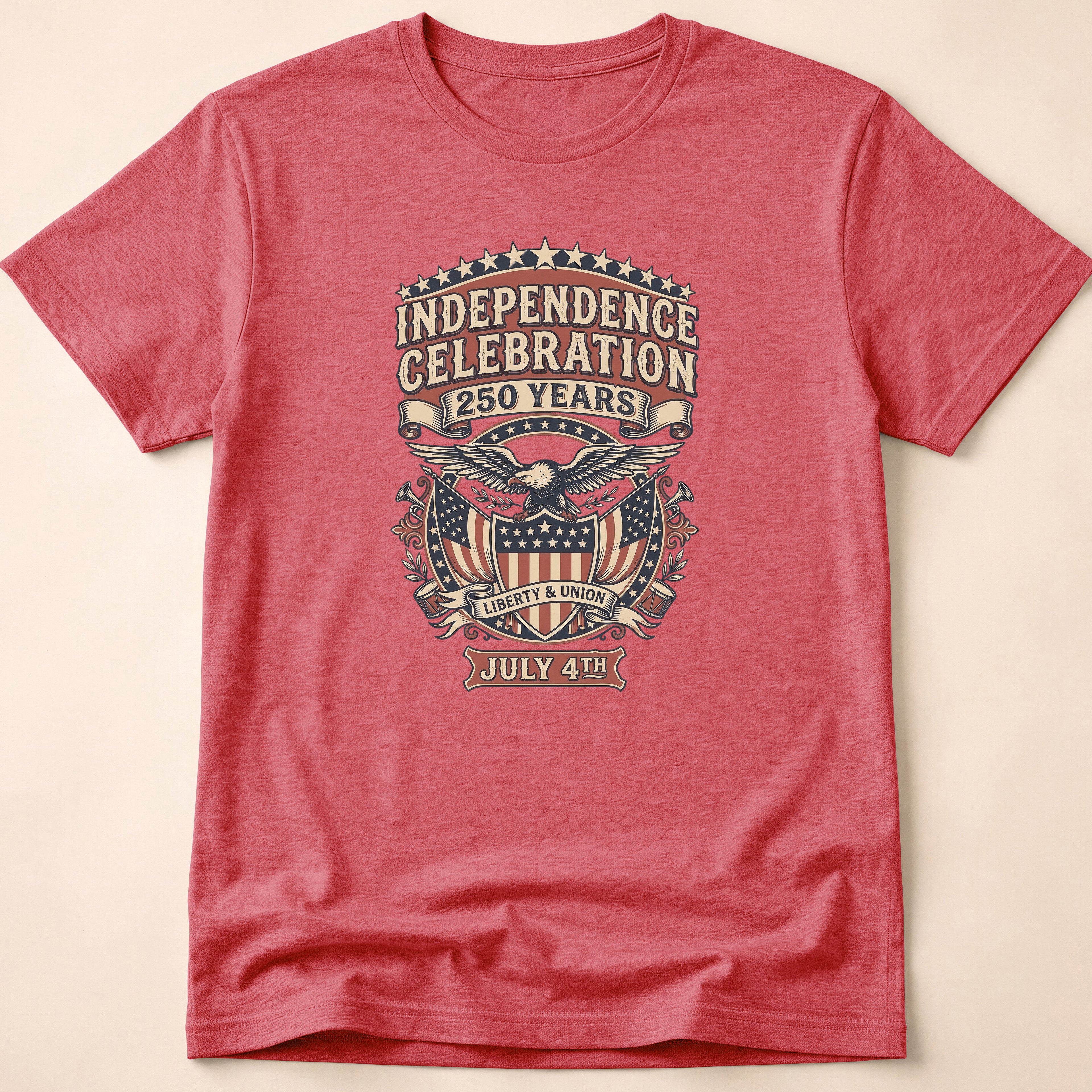 Vintage Liberty Union 250 Years Celebration T-Shirt