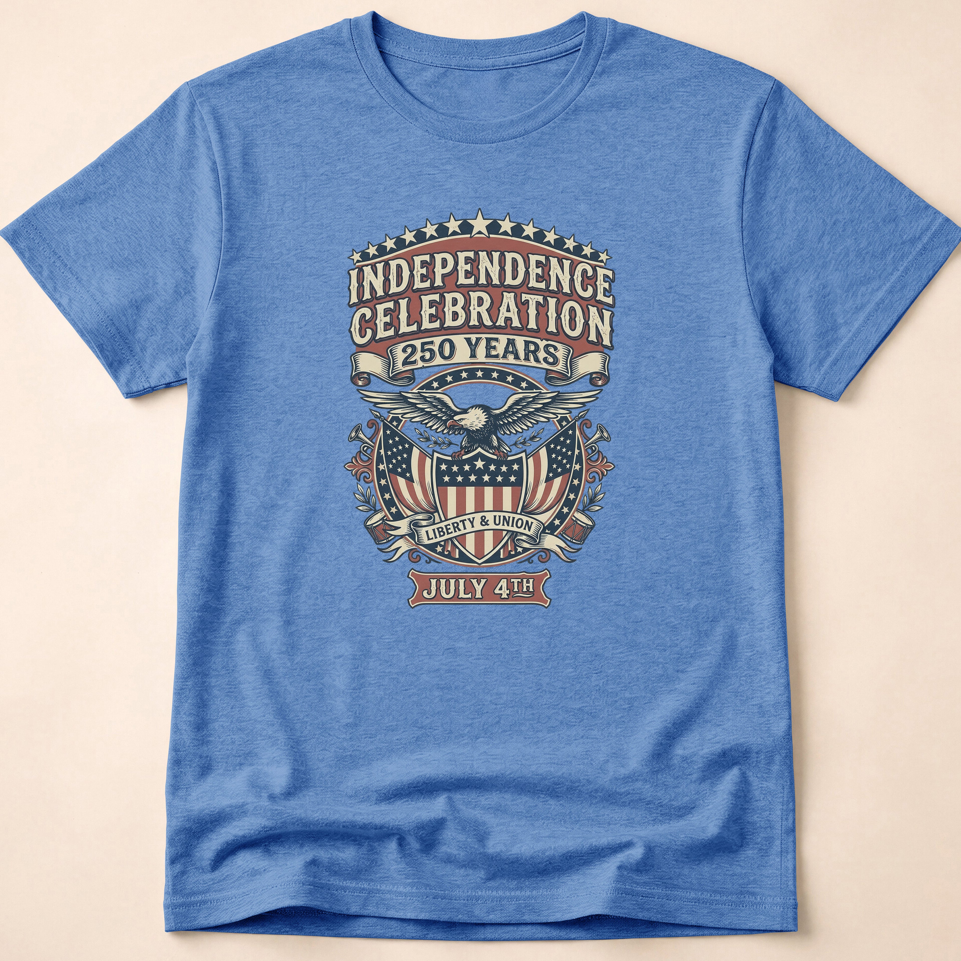 Vintage Liberty Union 250 Years Celebration T-Shirt